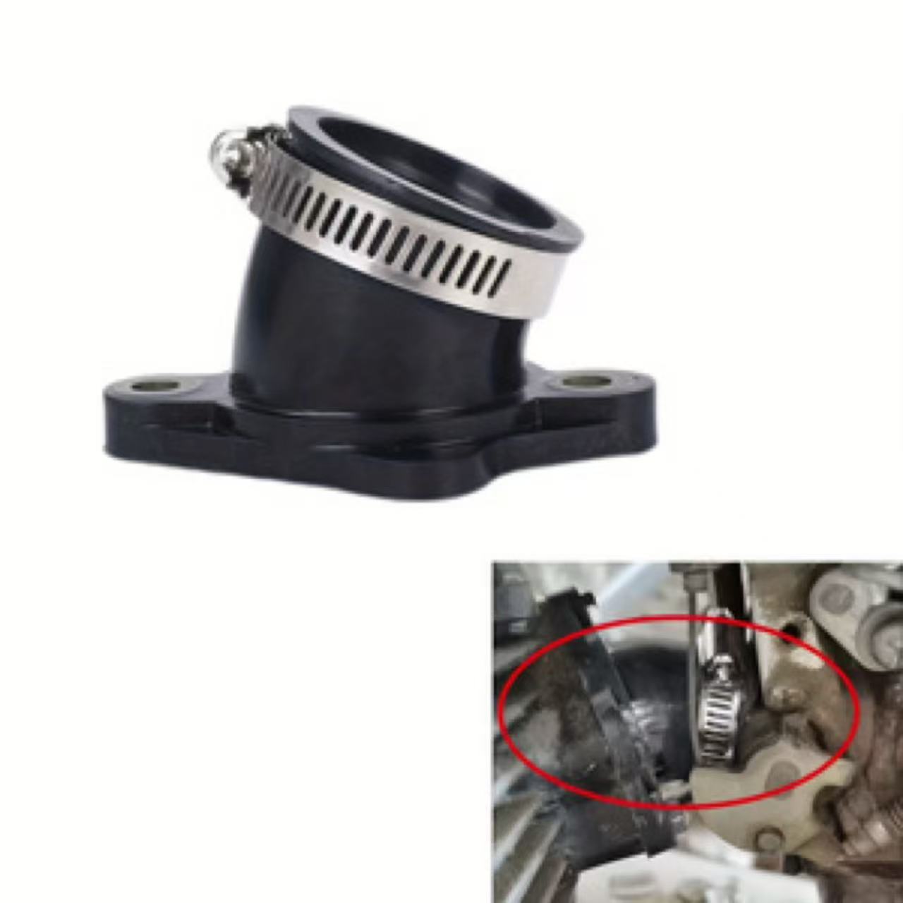 Motorcycle Carburetor - Pipa Boot Manifold Intake Karburator 30MM