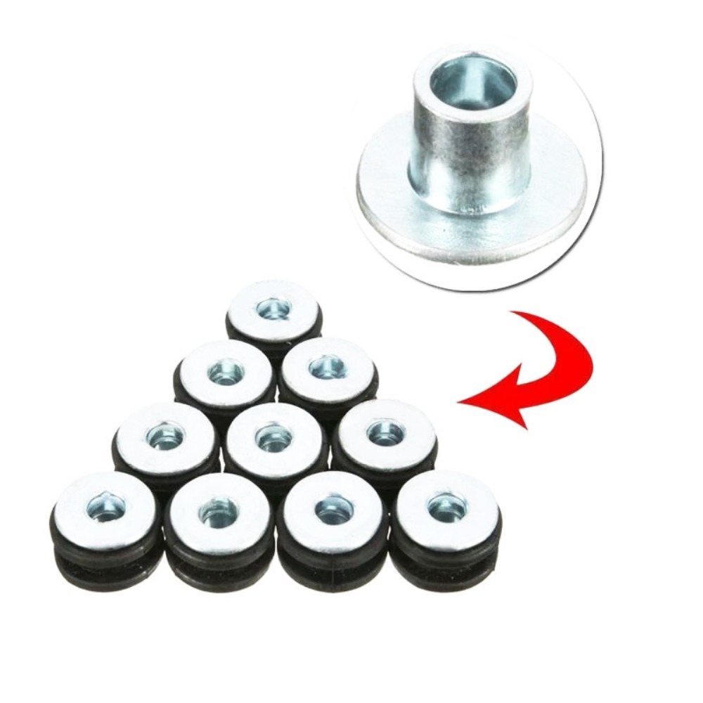 Motorcycle Gasket - 10pcs/20pcs Set Grommet Karet Universal M6