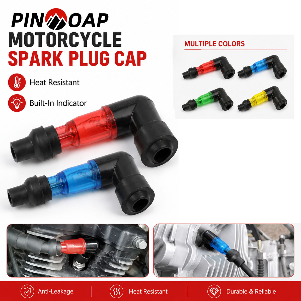 PINMOAP 1/2PCS Busi Motor Perf - Motorcycle Spark Plug ulasan dan harga