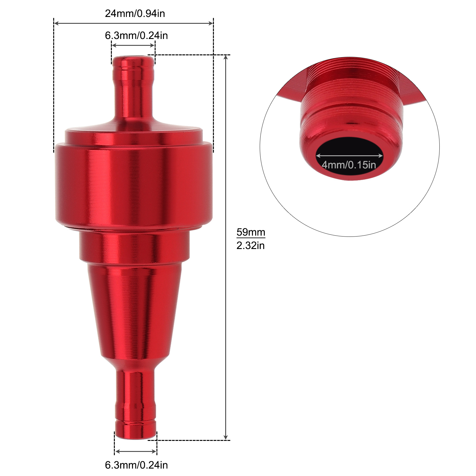 Filter Bahan Bakar Motor 1/4In - Motorcycle Oil Filter ulasan dan harga