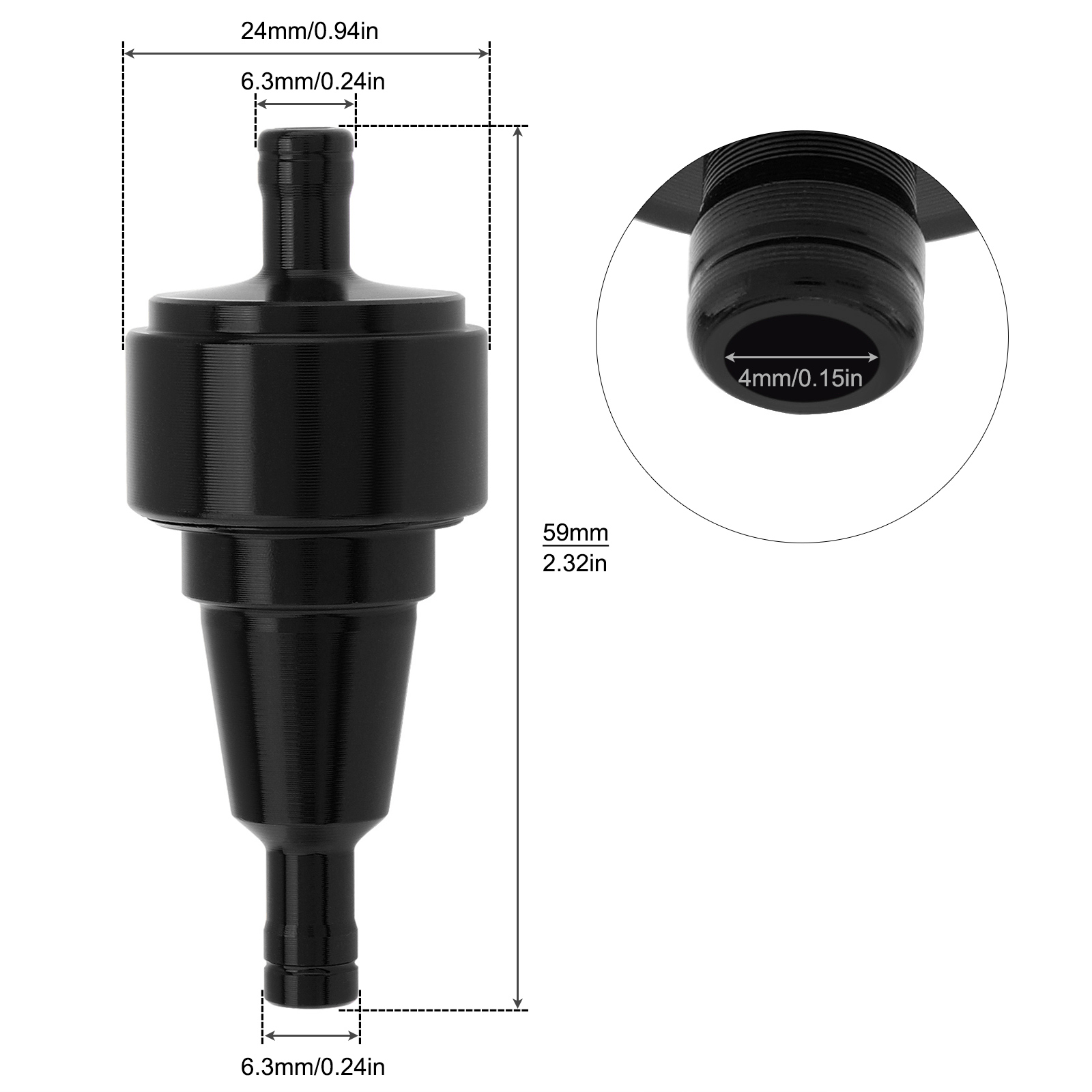 Filter Bahan Bakar Motor 1/4In - Motorcycle Oil Filter ulasan dan harga