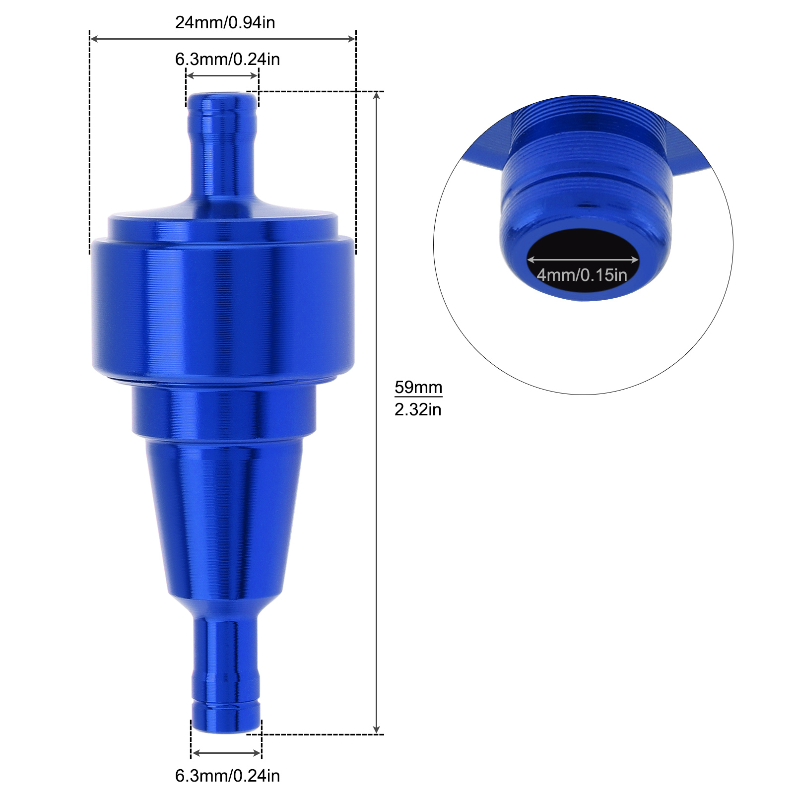 Filter Bahan Bakar Motor 1/4In - Motorcycle Oil Filter ulasan dan harga