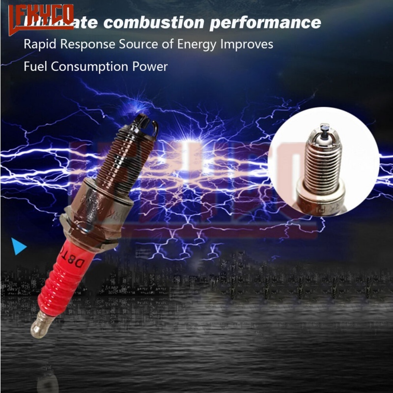 1/2/3/4 buah 3 elektroda D8TC  - Motorcycle Spark Plug ulasan dan harga
