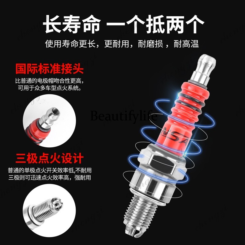 Suku Cadang Sepeda Motor Skute - Motorcycle Spark Plug ulasan dan harga