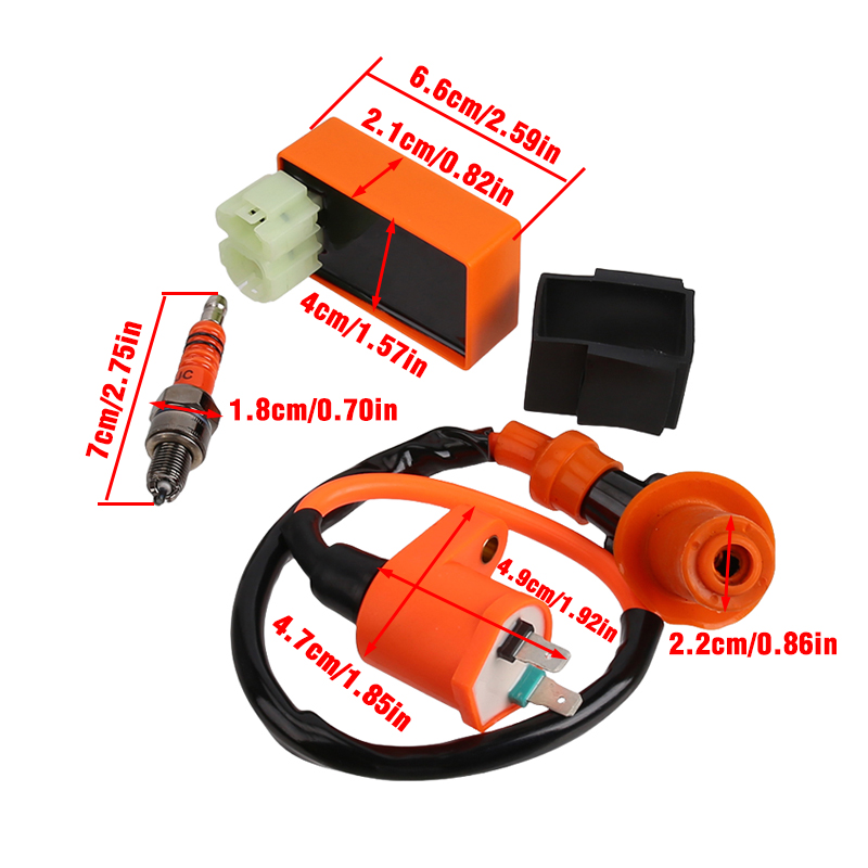 Koil pengapian Set baru CDI pe - Motorcycle Spark Plug ulasan dan harga