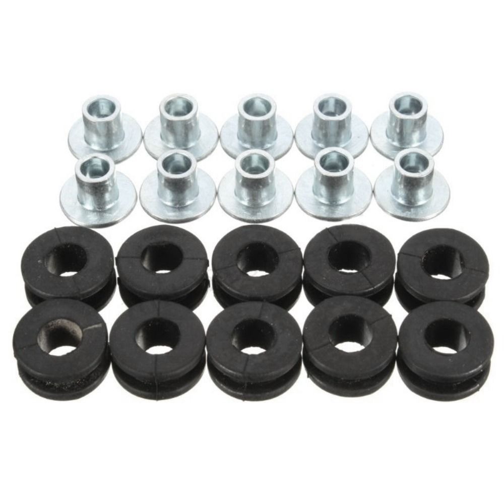 10pcs/20pcs Set Grommet Karet  - Motorcycle Gasket ulasan dan harga