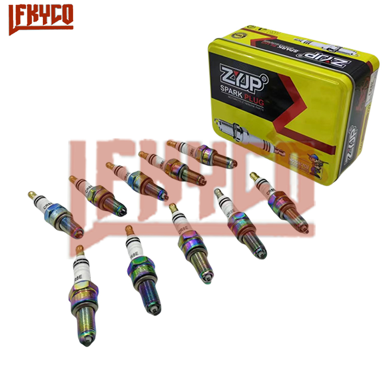10 buah CR8E Iridium obor busi - Motorcycle Spark Plug ulasan dan harga