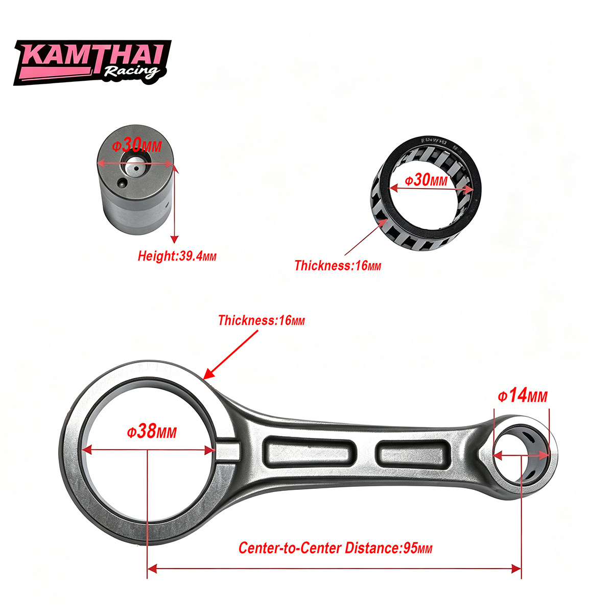 KAMTHAI, poros engkol dan bata - Motorcycle Crankshaft ulasan dan harga