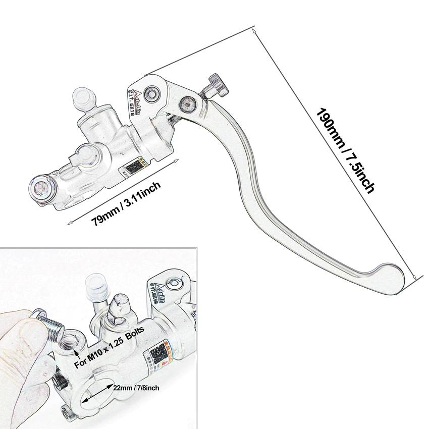 Adelin silver 14mm 15mm 16mm 1 - Motorcycle Piston ulasan dan harga