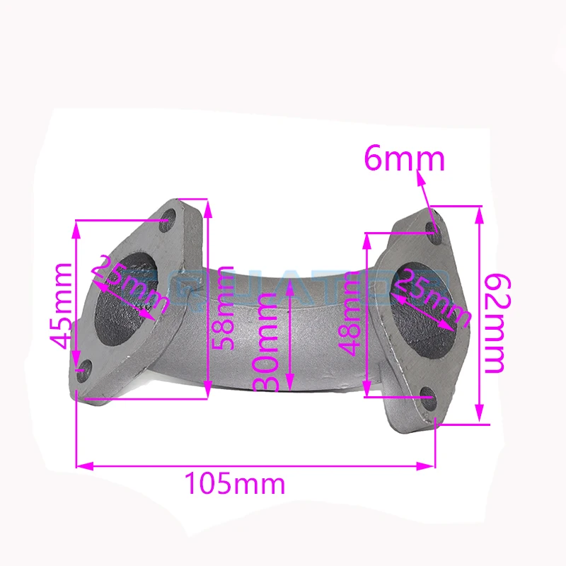 56-2 Pipa Saluran Masuk Karbur - Motorcycle Carburetor ulasan dan harga