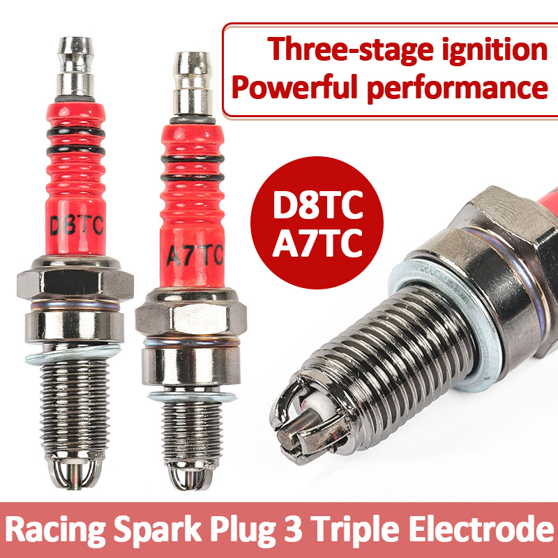 1/2 Buah Busi Balap 3 Elektrod - Motorcycle Spark Plug ulasan dan harga
